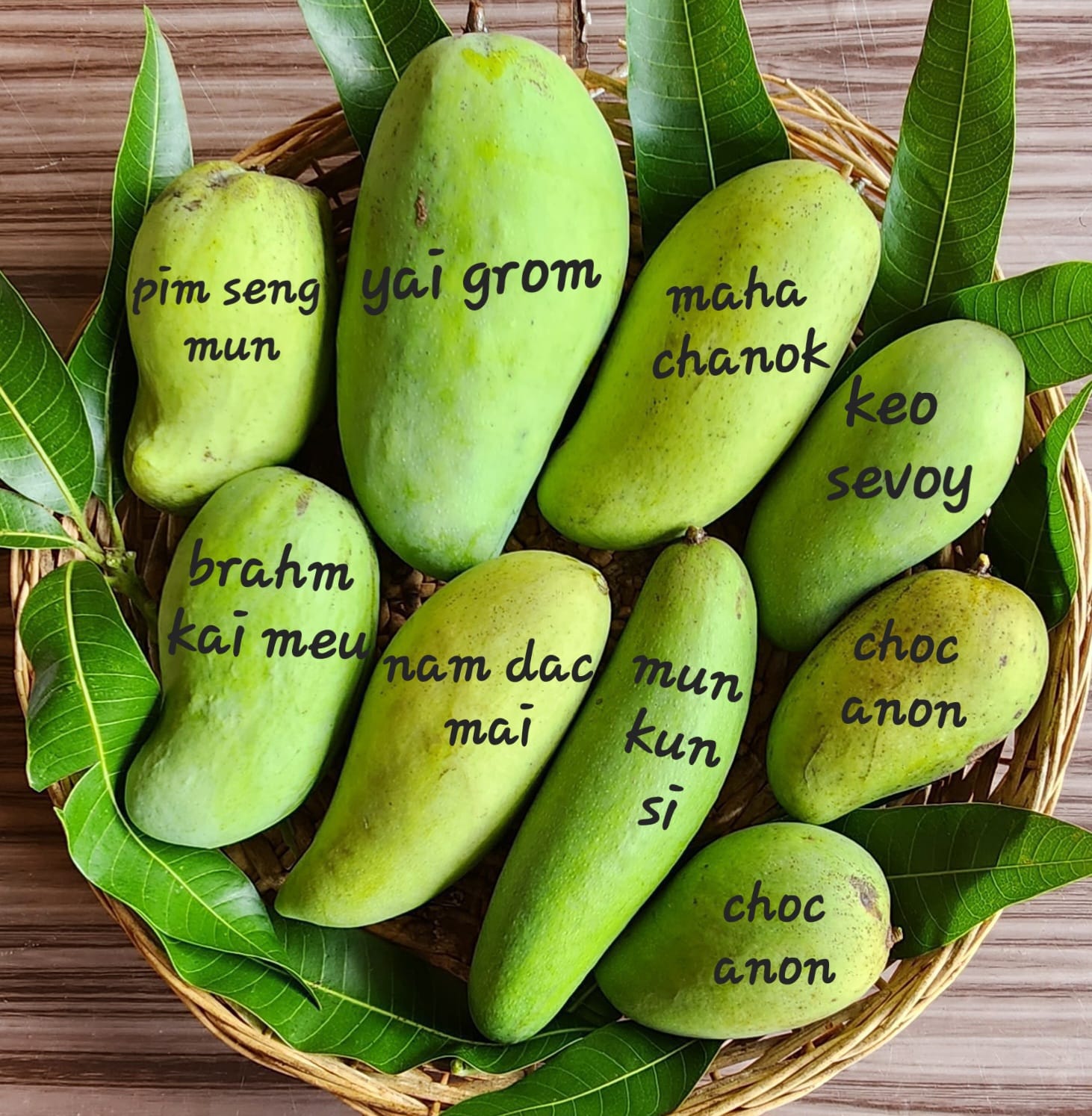 green Thai mango box